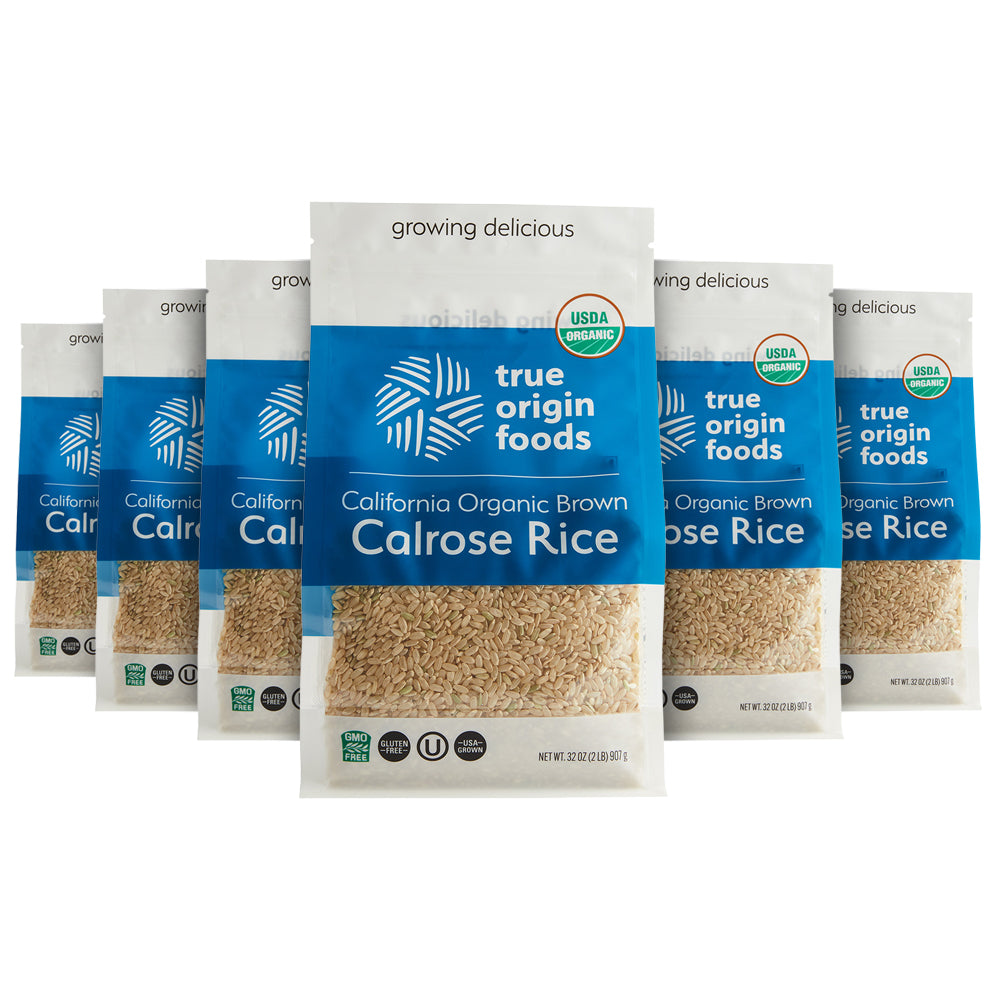 Organic Brown Calrose Rice