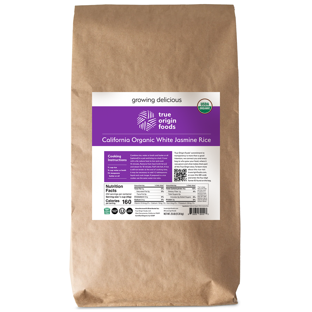 California Organic White Jasmine Rice