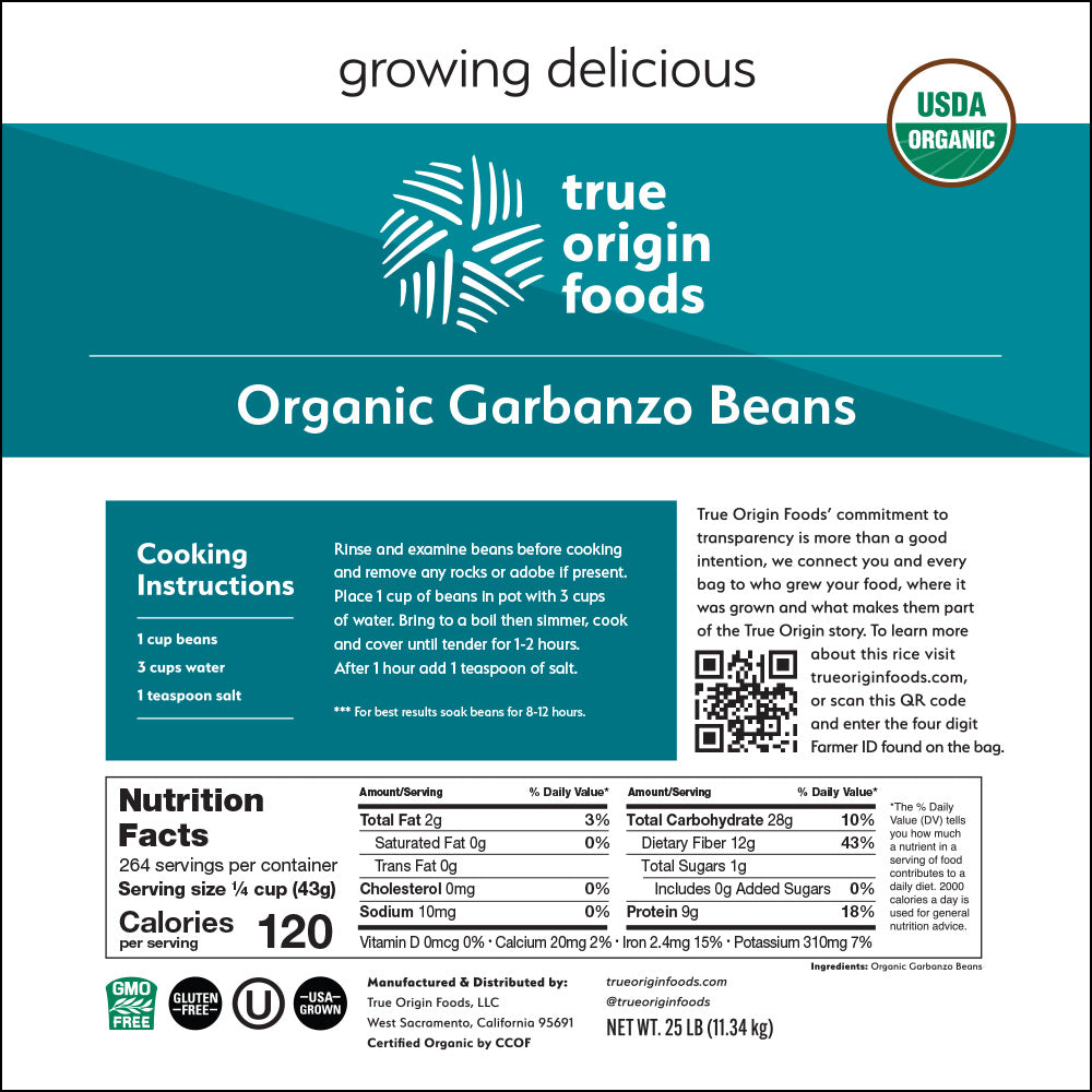 Organic Garbanzo Beans