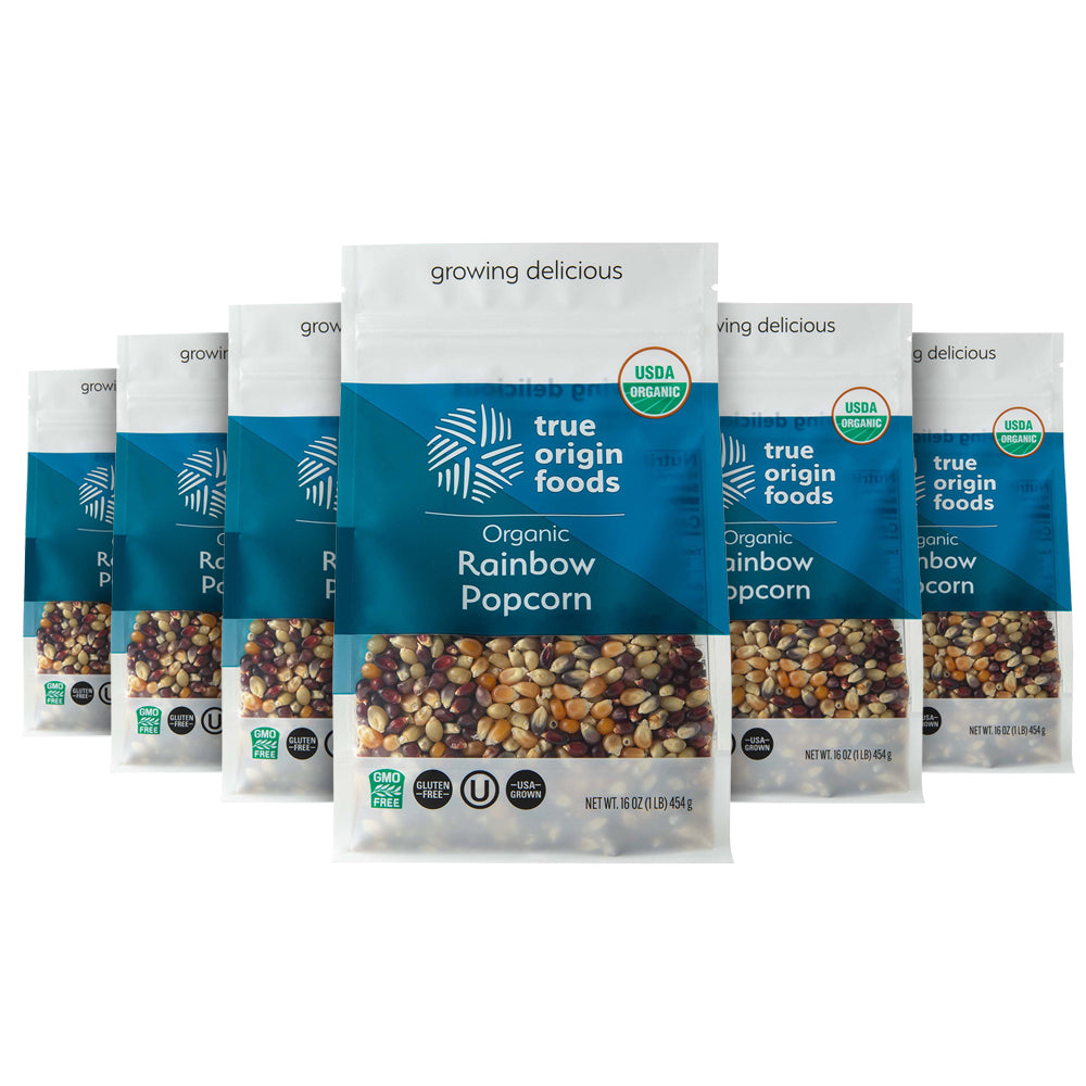 Organic Rainbow Popcorn