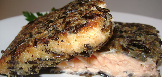 Wild Rice Crusted Salmon