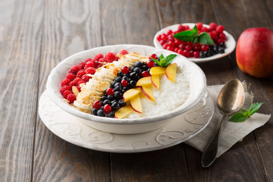 Coconut Rice Pudding With Fresh Fruits