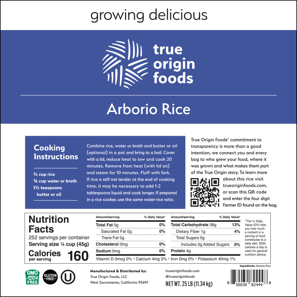 Aurora Rice Arborio Rice – Next Generation Foods