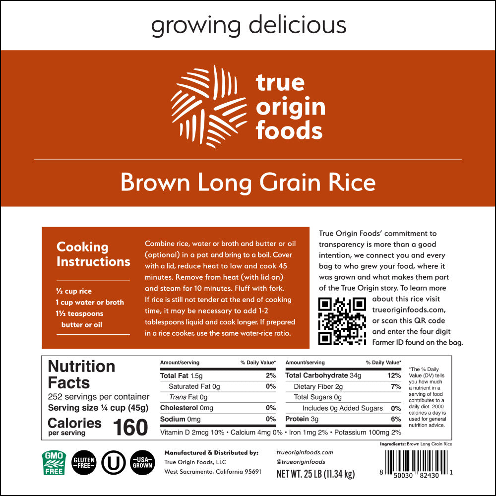 Brown Long Grain Rice