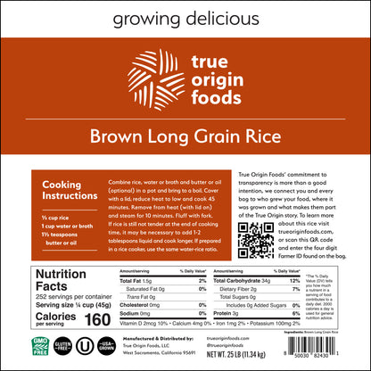Brown Long Grain Rice