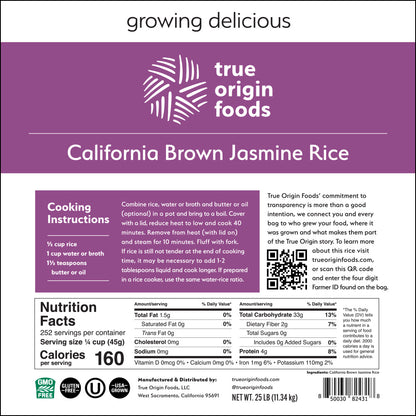 California Brown Jasmine Rice