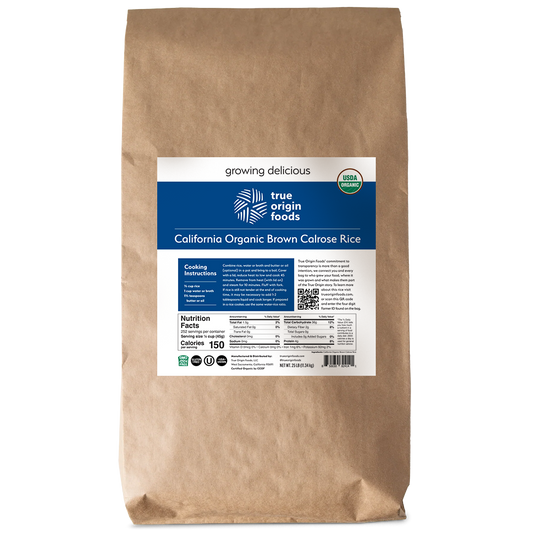 Organic Brown Calrose Rice