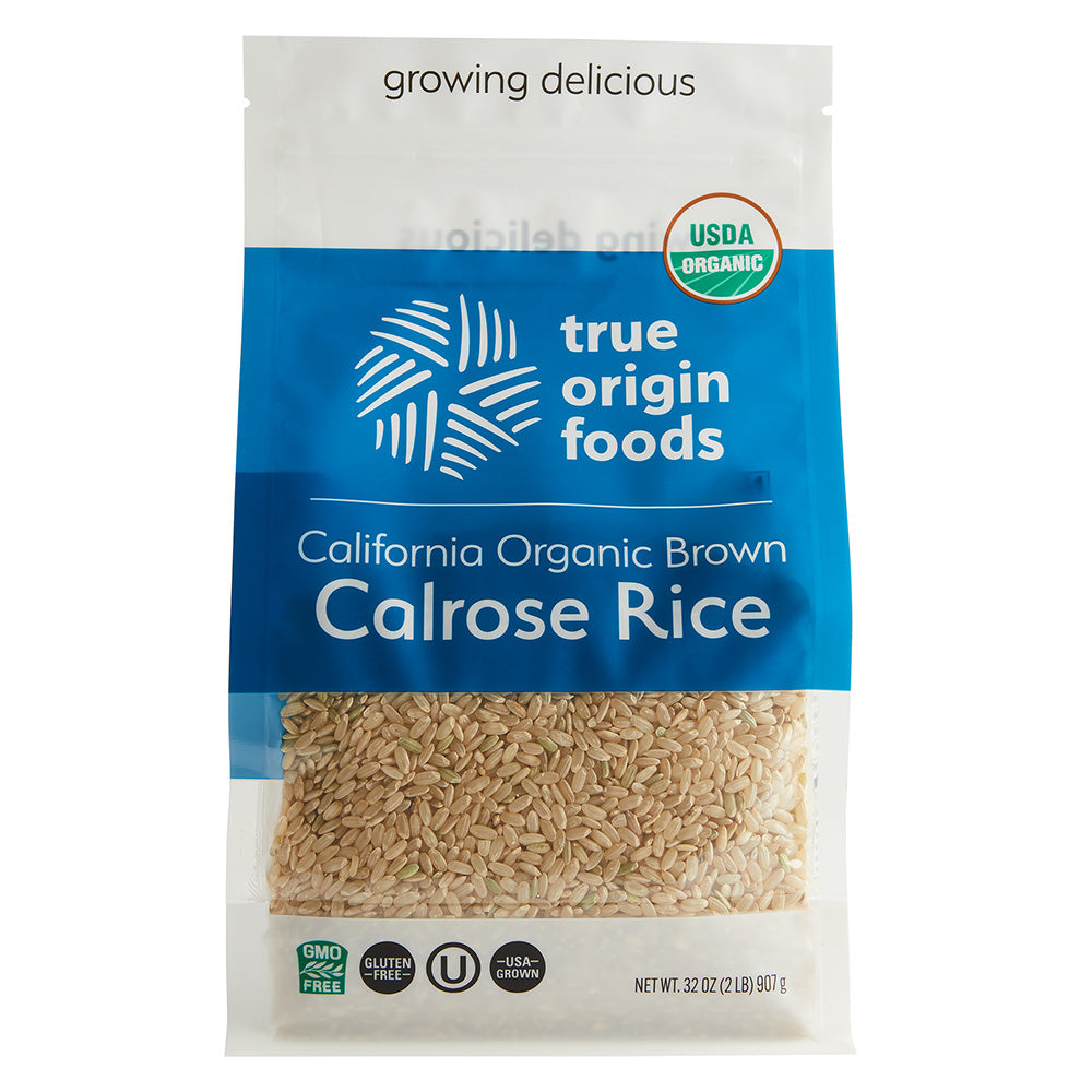 Organic Brown Calrose Rice
