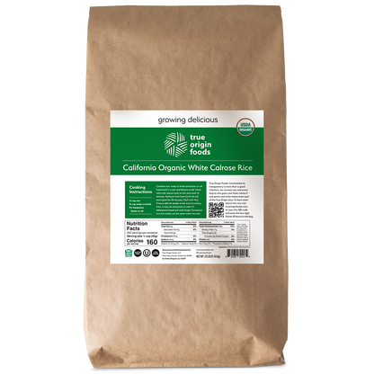 California Organic White Calrose Rice
