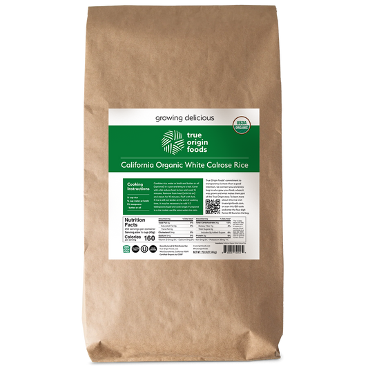 California Organic White Calrose Rice