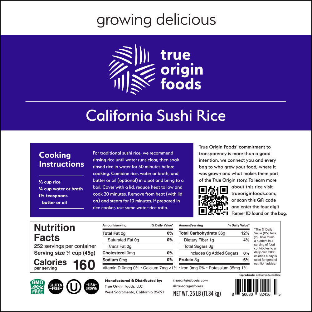 California Sushi Rice