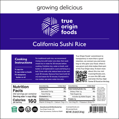 California Sushi Rice