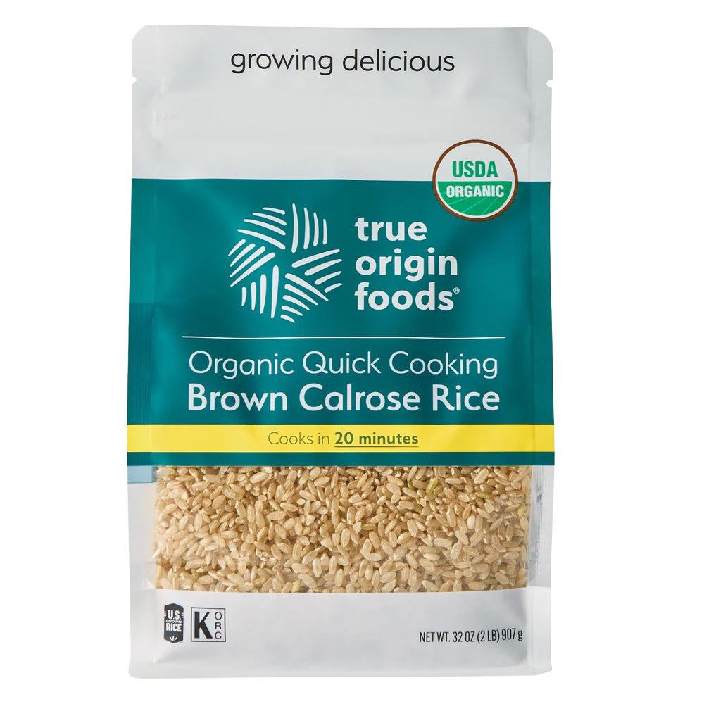 Organic Quick Cooking Brown Calrose Rice
