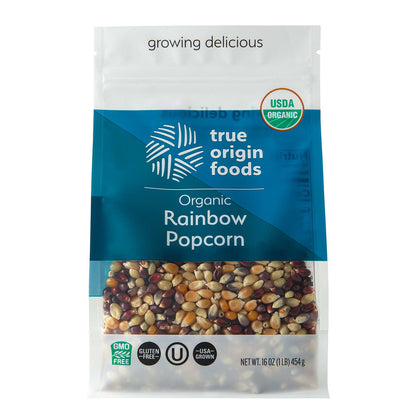 Organic Rainbow Popcorn