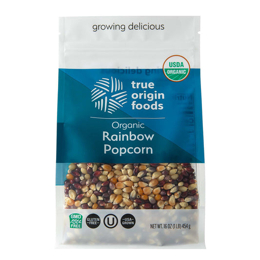 Organic Rainbow Popcorn