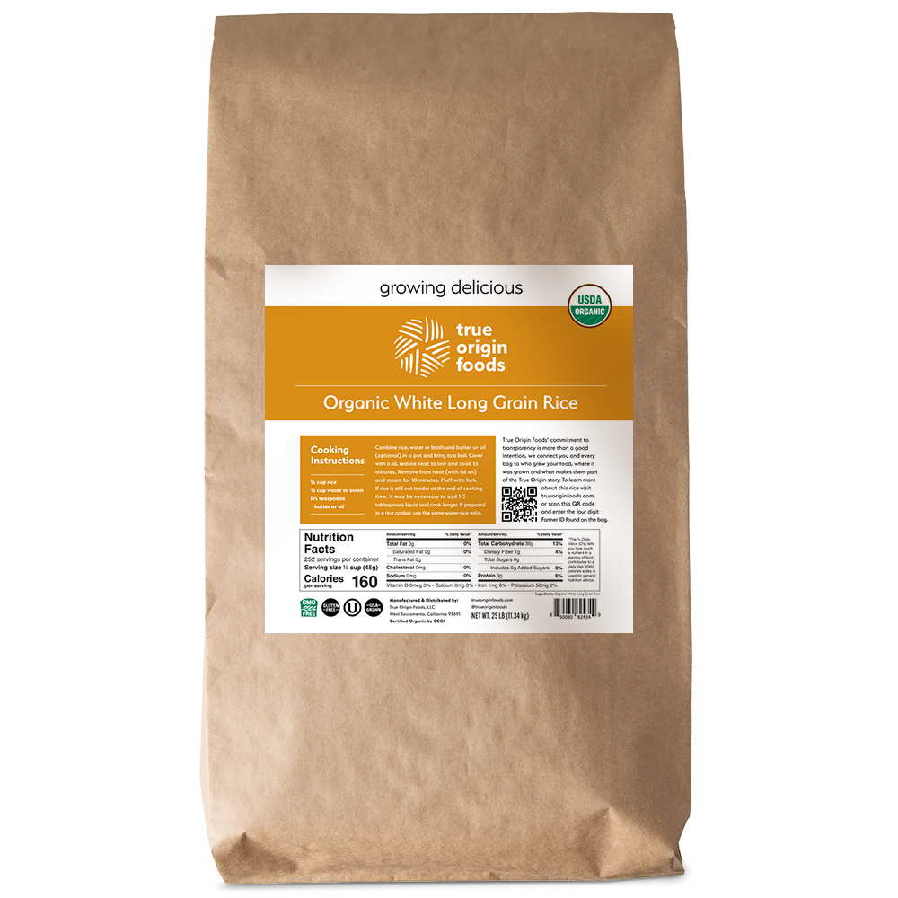 Organic White Long Grain Rice