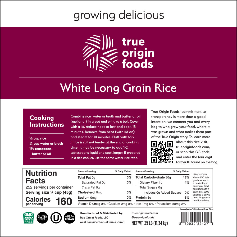 White Long Grain Rice